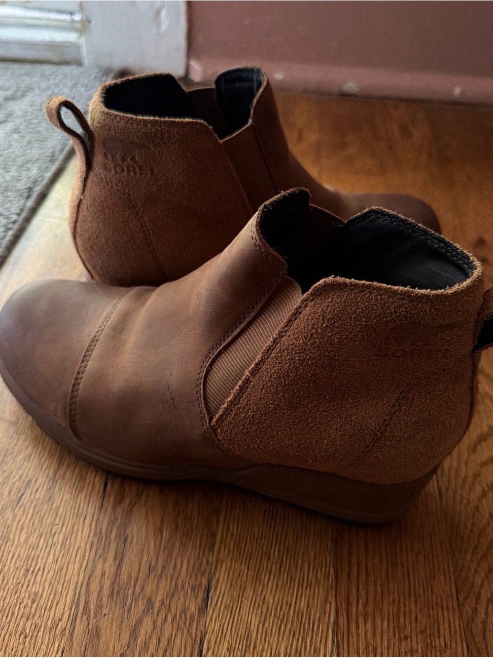 Women’s Brown Sorel Boot - Casual Slip-On Ankle Shoe